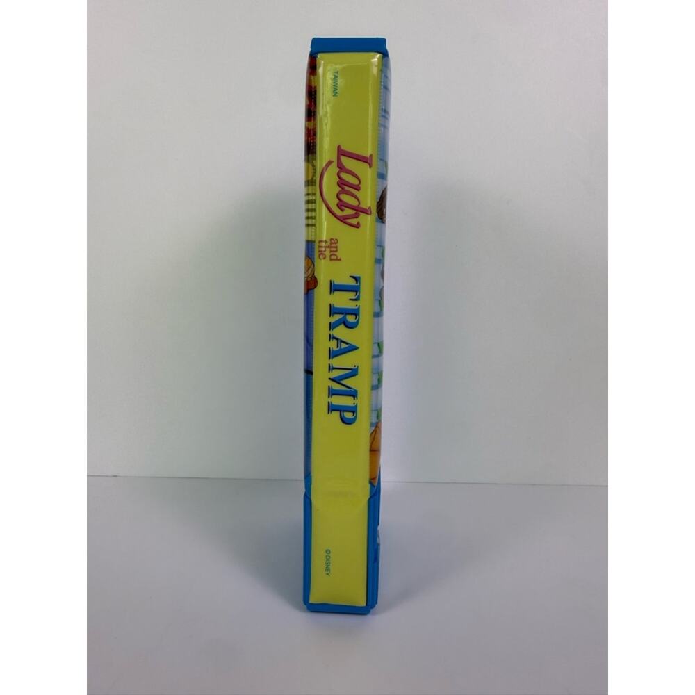 Vintage Disney Lady and the Tramp Pencil Box Case Pop-Up Organizer Rare Mint - Picture 3 of 10